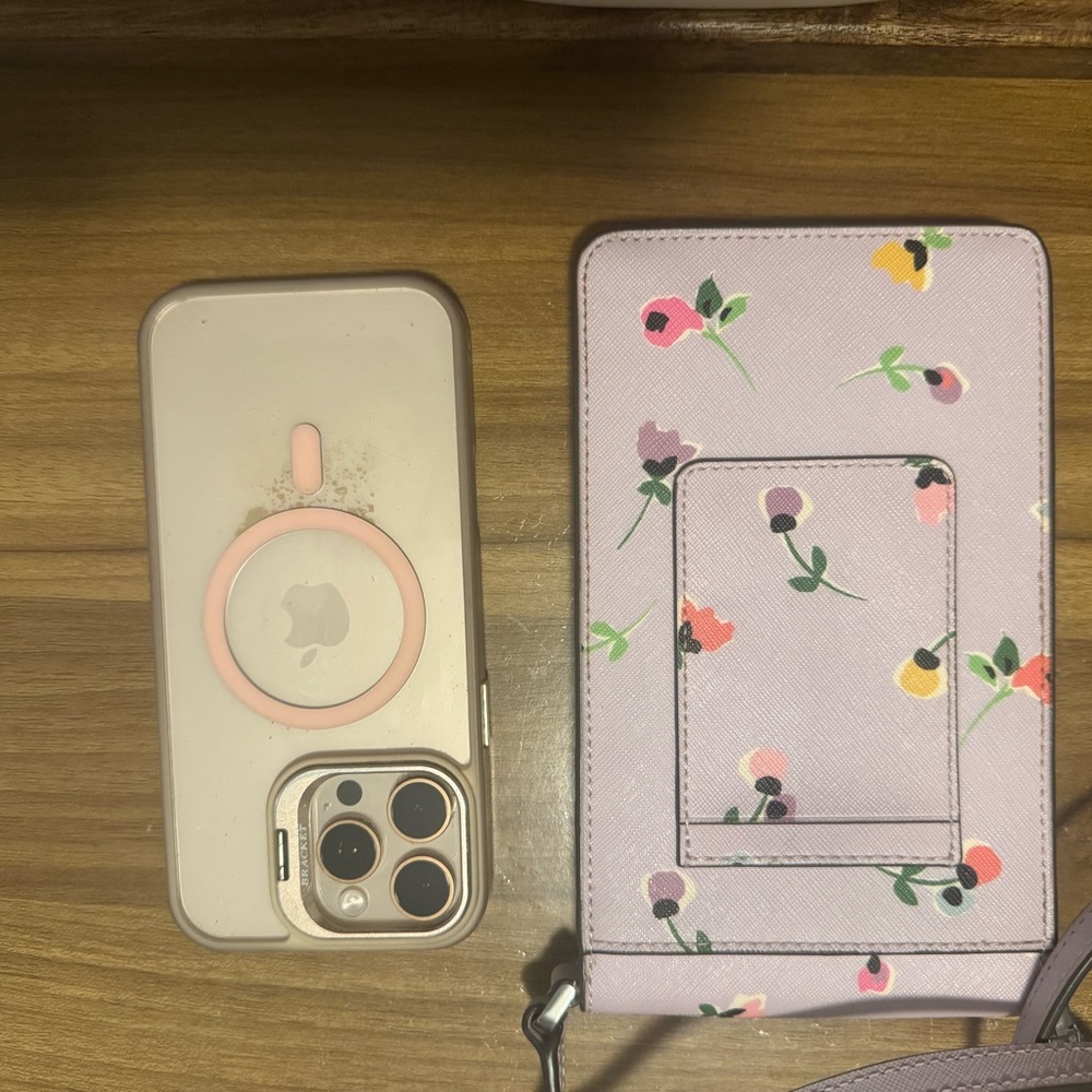 Kate Spade New York Floral Leather Phone Crossbody Bag - NWOT - Picture 7 of 13